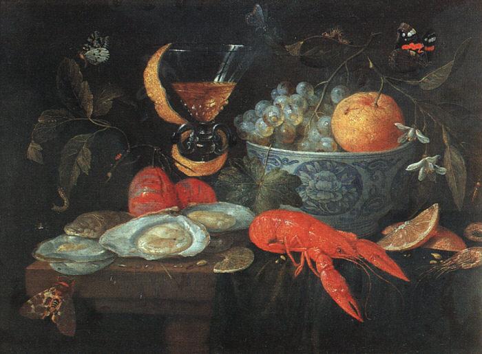 KESSEL, Jan van Still Life with Fruit and Shellfish szh oil painting picture